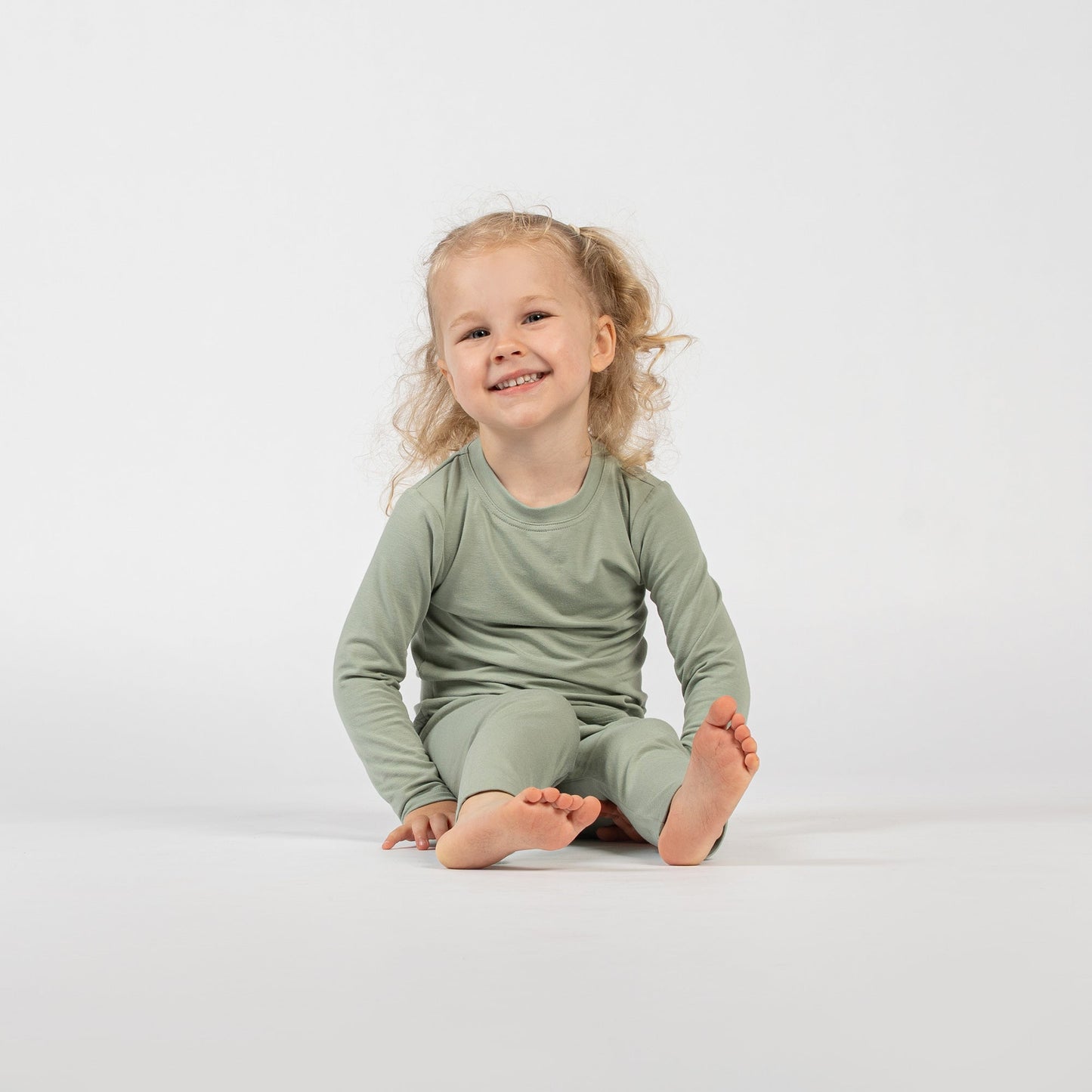 Kids' Bamboo Long Sleeve & Bottom 2-Piece Pajama