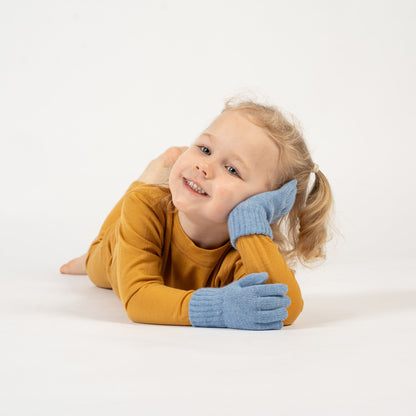 Kids' Knit Gloves Cashmere Blend