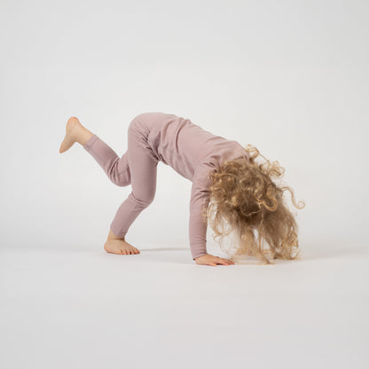 Kids' 160 Merino Pants Dusty Pink
