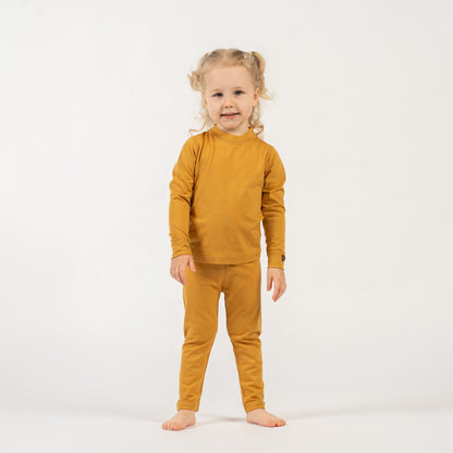 Kids' 160 Merino Pants Yellow