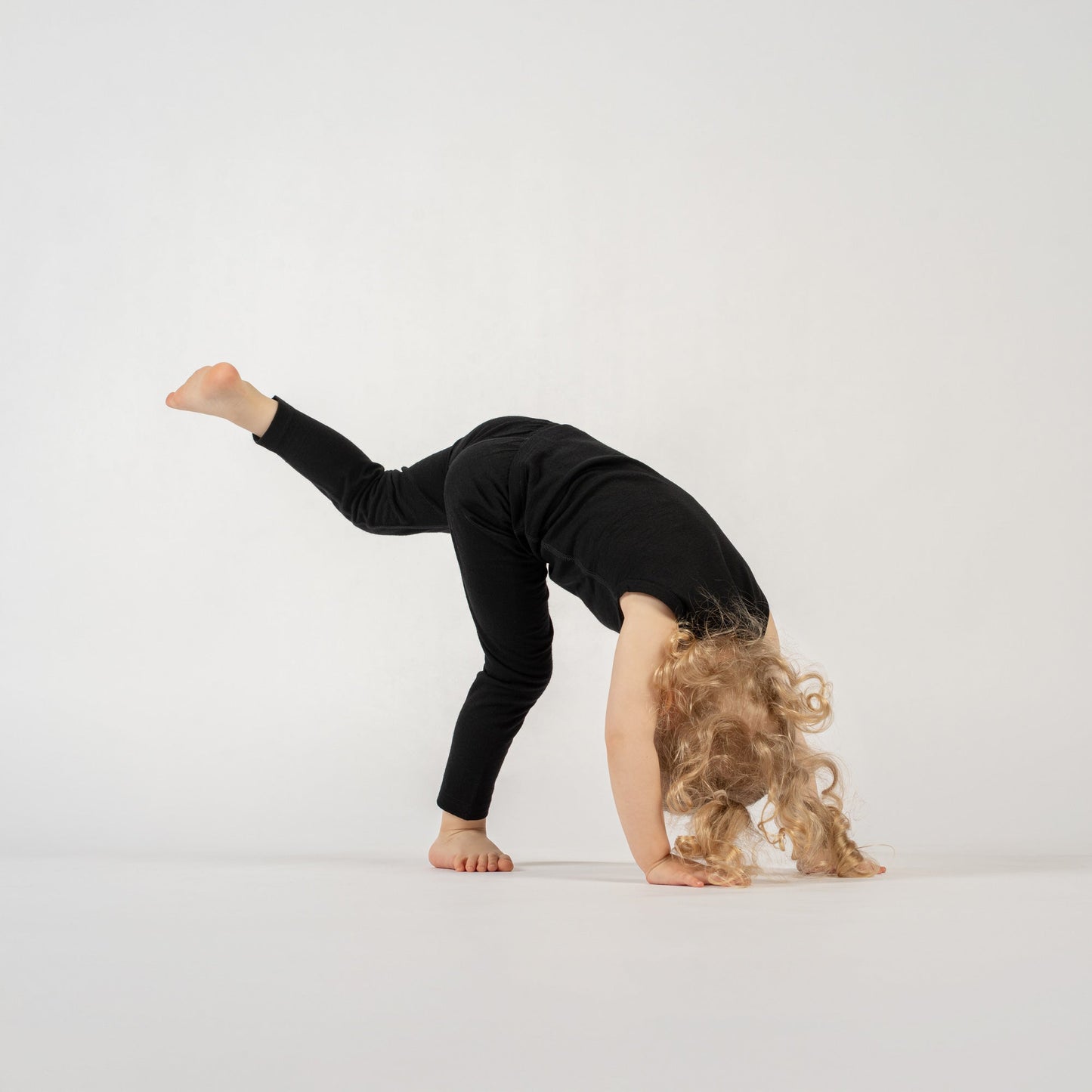 Kids' 160 Merino Pants Black