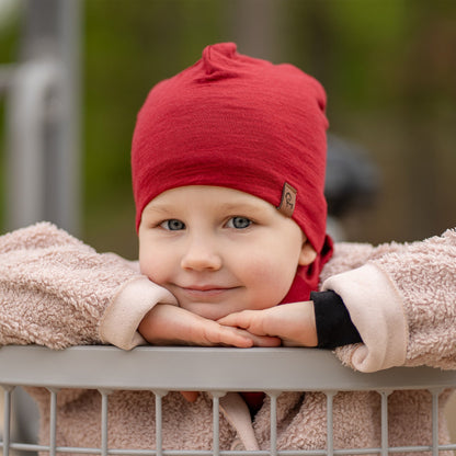 Kids' Merino Wool Neck Gaiter & Beanie 2-Piece Set