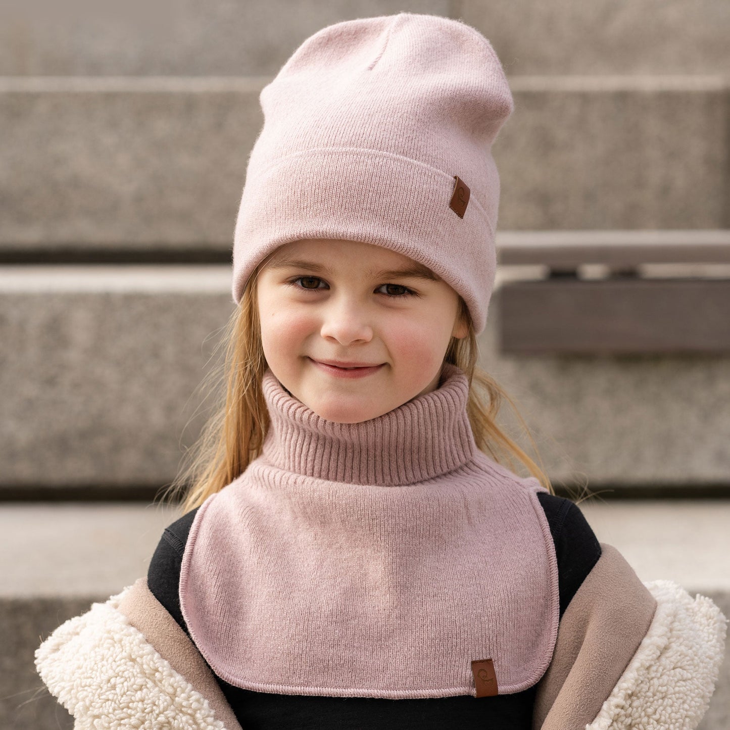 Kids' Knit Dickie Neck Warmer Cashmere Blend