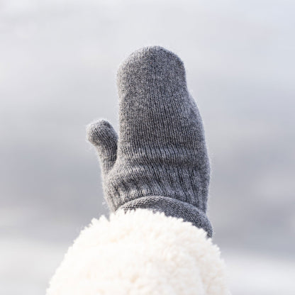 Kids' Knit Mittens Cashmere Blend