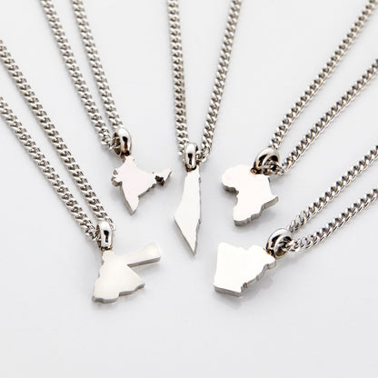 Country Map Necklace | Kids