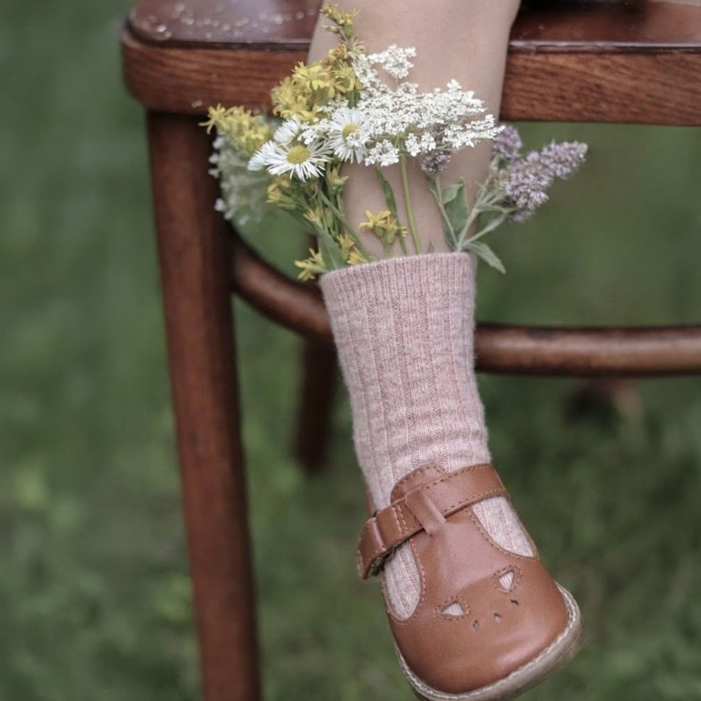Kids' Breathable Merino Rib Crew Socks
