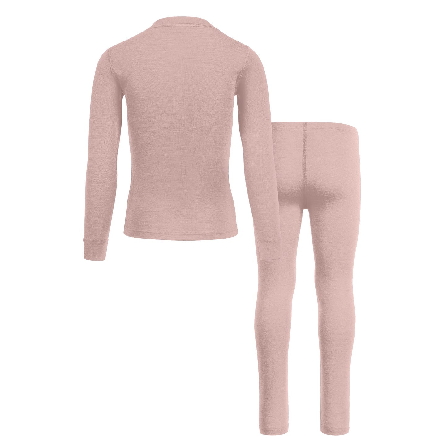 Kids' 160 Long Sleeve & Bottom 2-Piece Dusty Pink