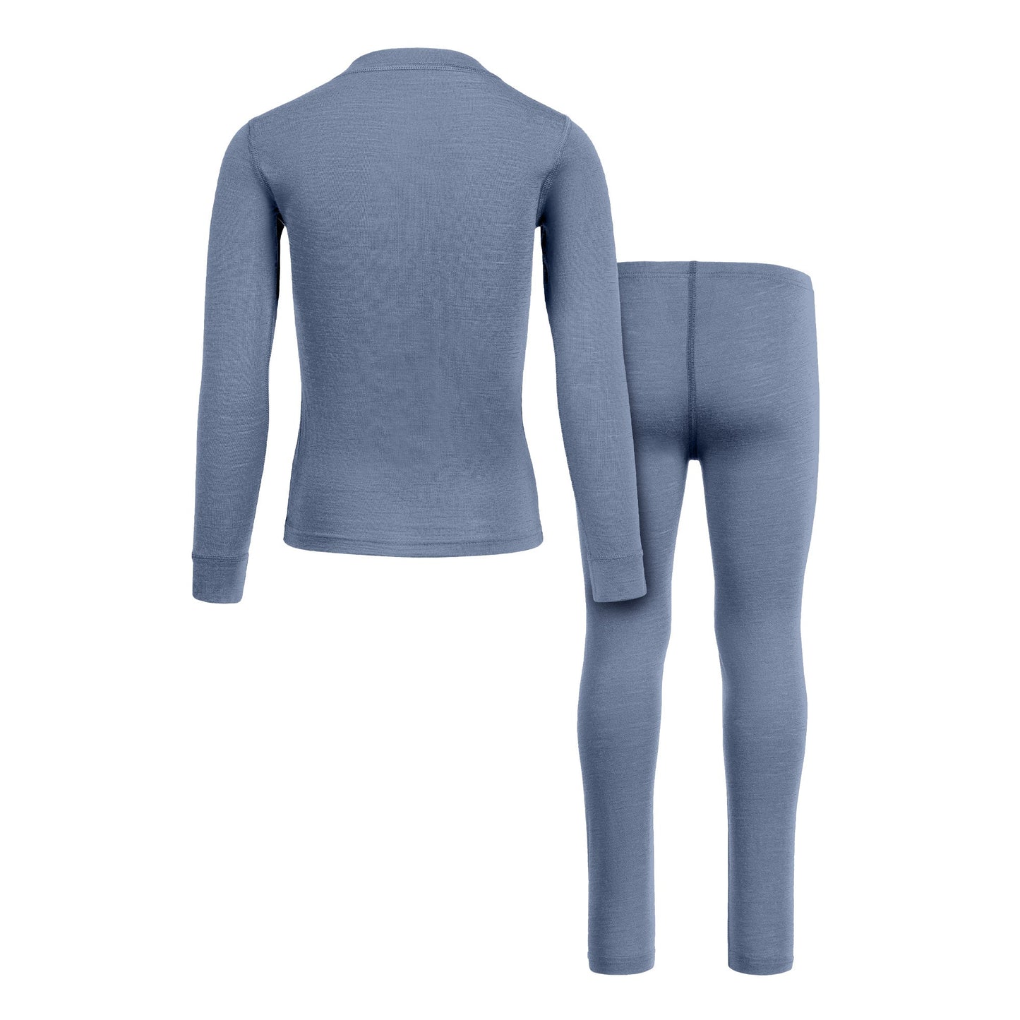 Kids' 160 Long Sleeve & Bottom 2-Piece Dusty Blue