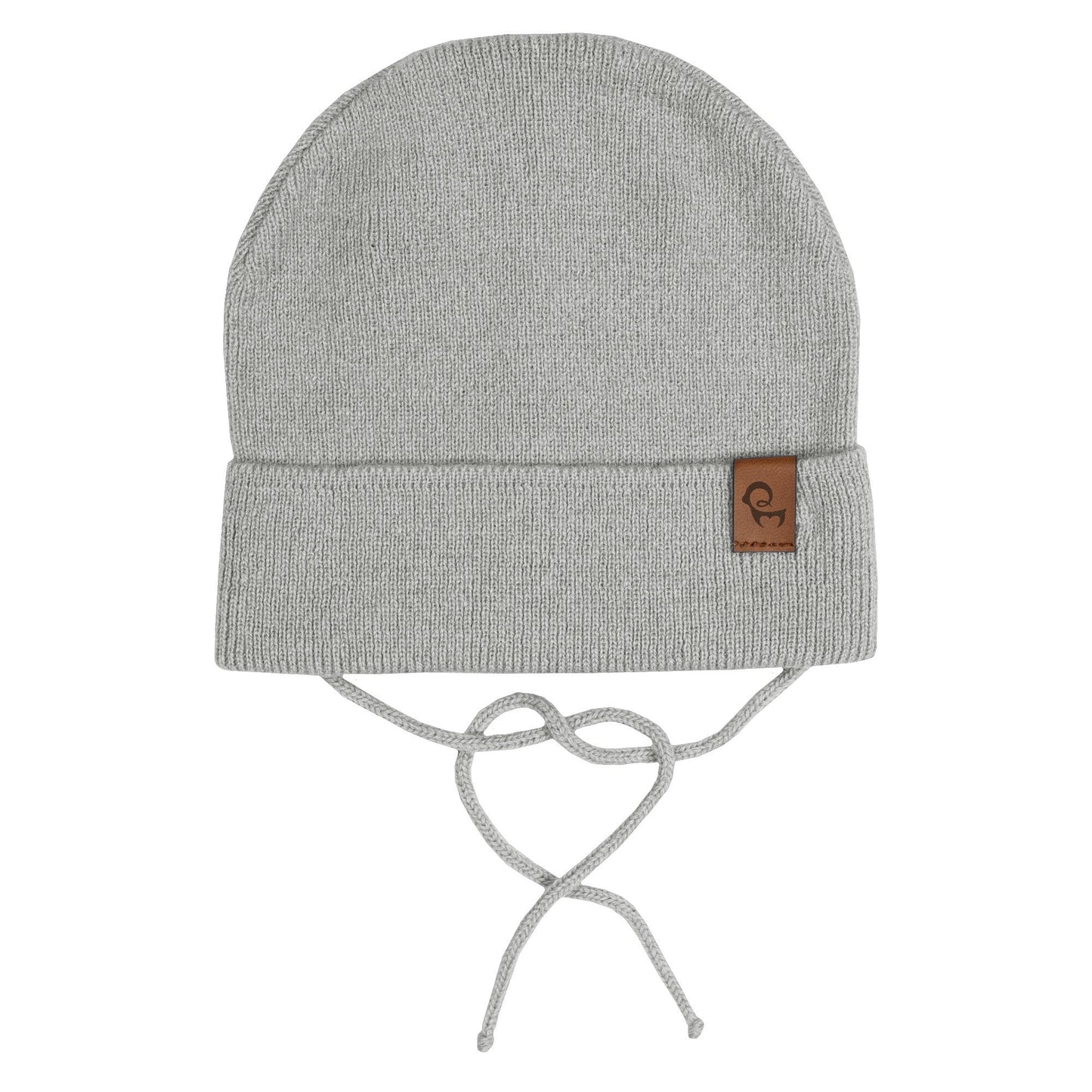 Baby Knit Beanie with Strings Cashmere Blend