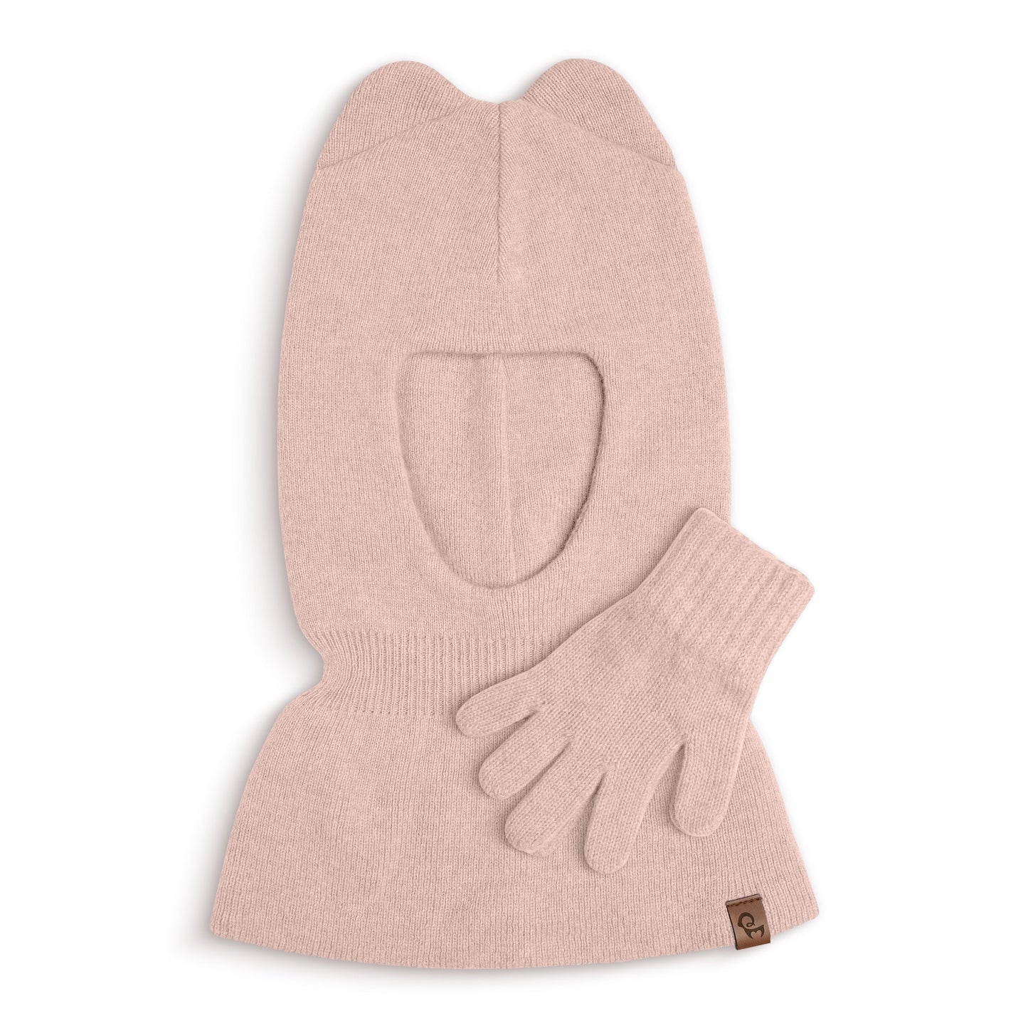 Kids' Knit Balaclava & Gloves Merino & Cashmere 2-Piece