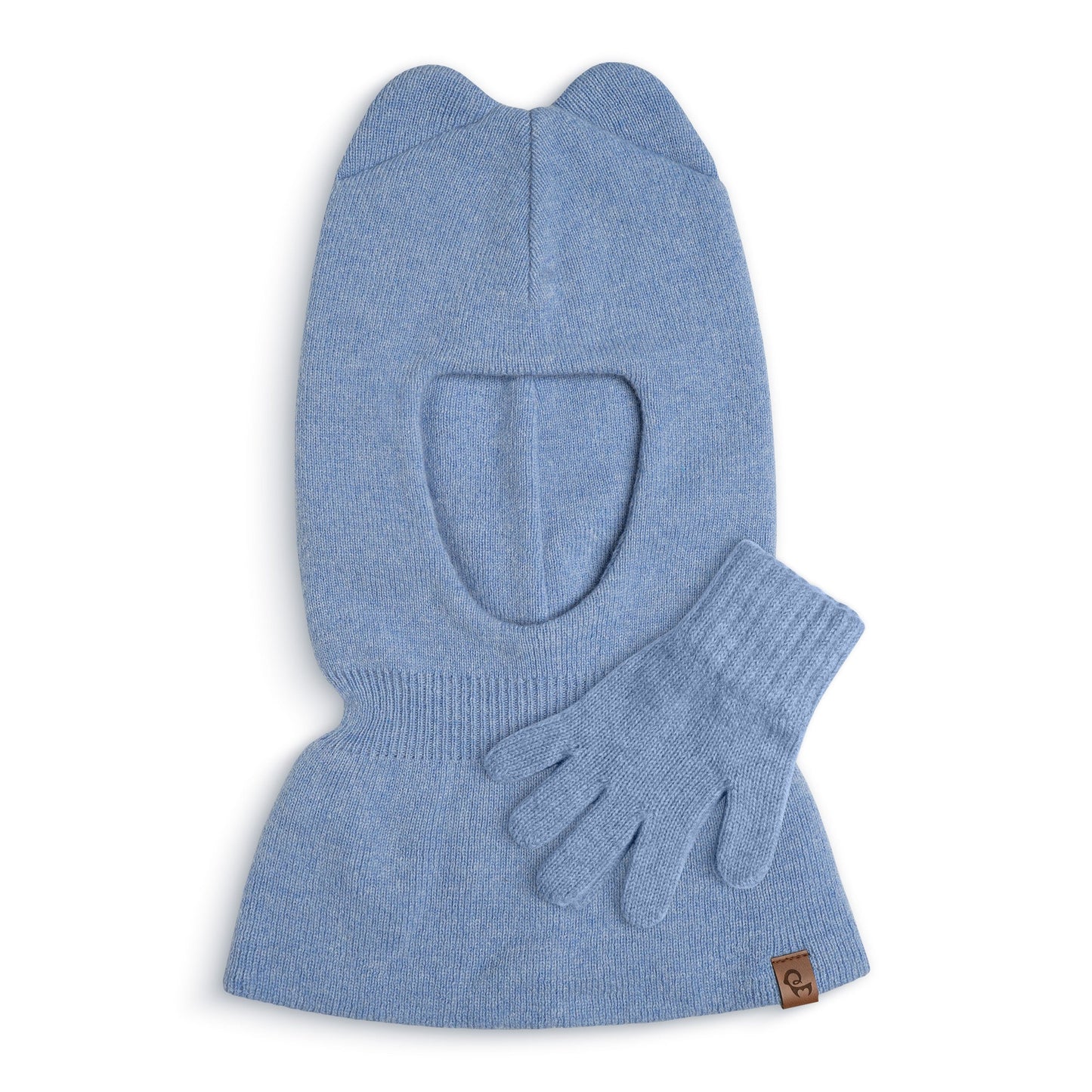 Kids' Knit Balaclava & Gloves Merino & Cashmere 2-Piece