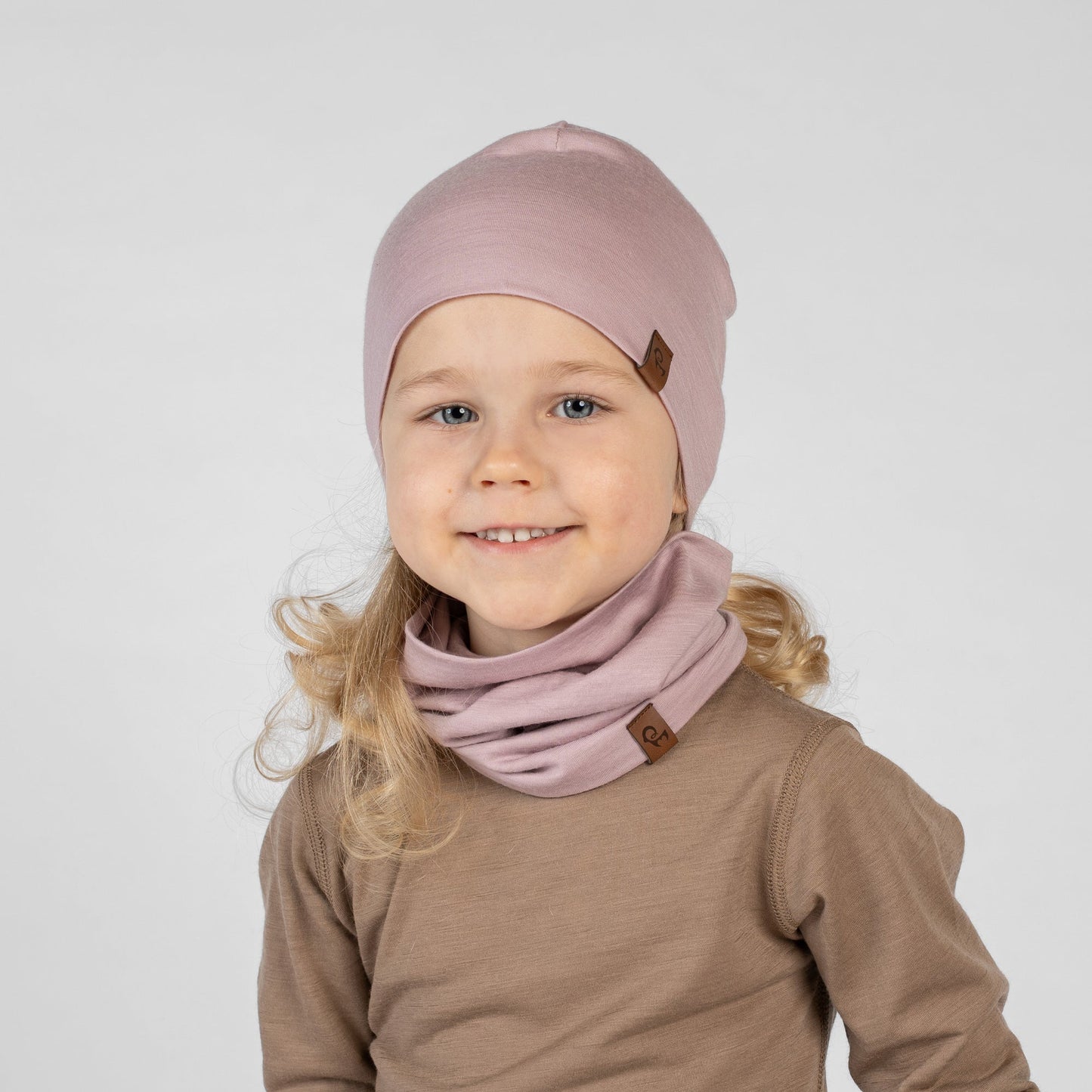 Kids' Merino Wool Neck Gaiter & Beanie 2-Piece Set
