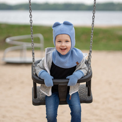Kids' Knit Balaclava Cashmere Blend