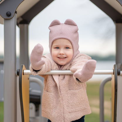 Kids' Knit Balaclava Cashmere Blend