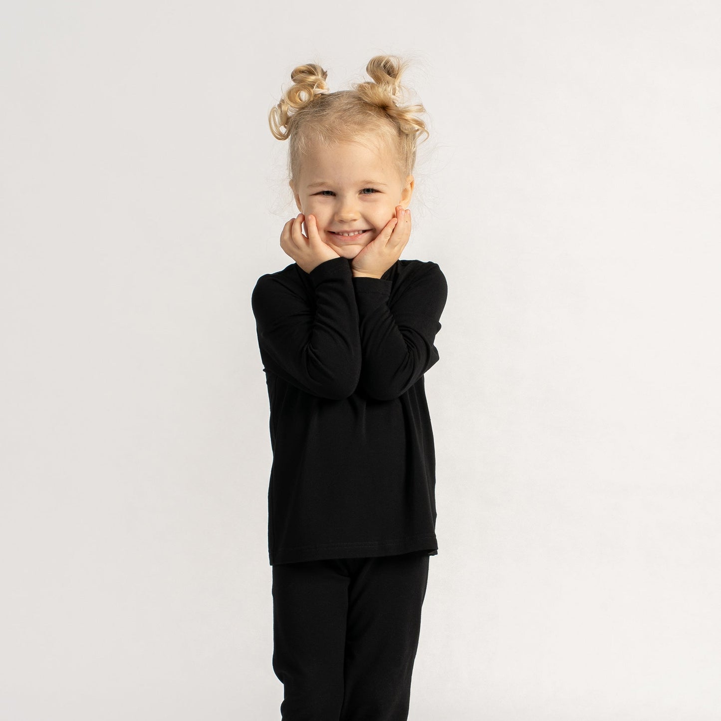 Kids' Bamboo Long Sleeve & Bottom 2-Piece Pajama