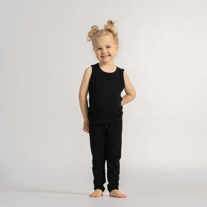 Kids' Bamboo Sleeveless Top & Bottom 2-Piece Pajama