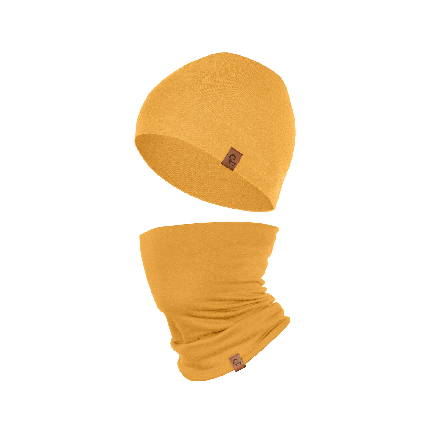 Kids' Merino Wool Neck Gaiter & Beanie 2-Piece Set