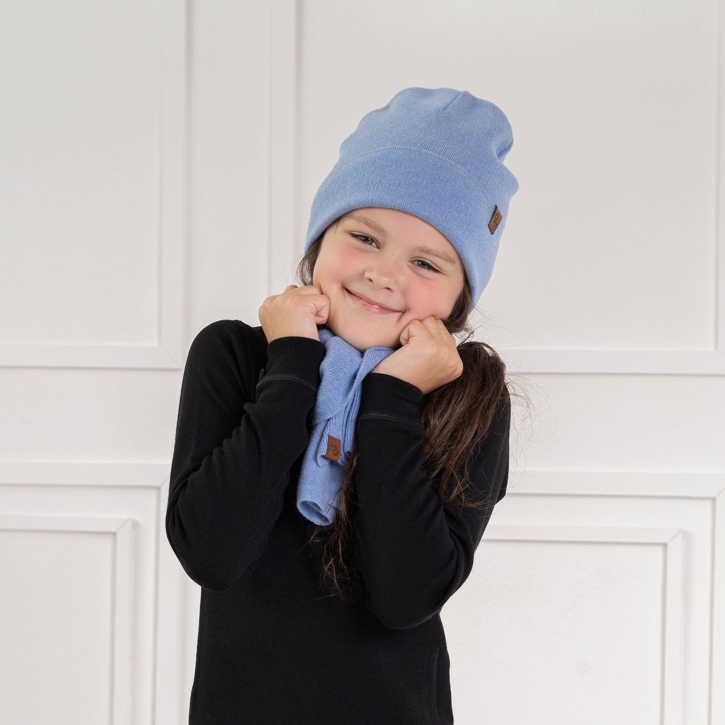 Kids' Knit Scarf Cashmere Blend