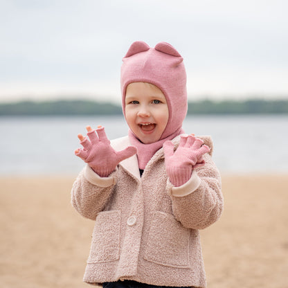 Kids' Knit Merino Convertible Mittens