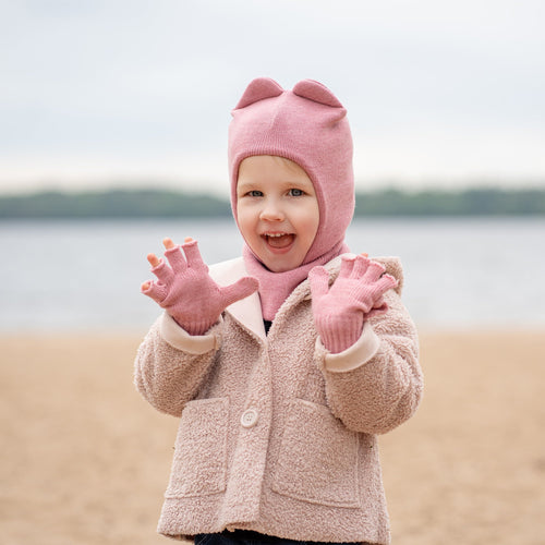 Kids' Knit Merino Convertible Mittens