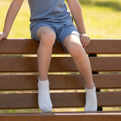 Kids' Light Cotton Ankle Socks 3-Pack