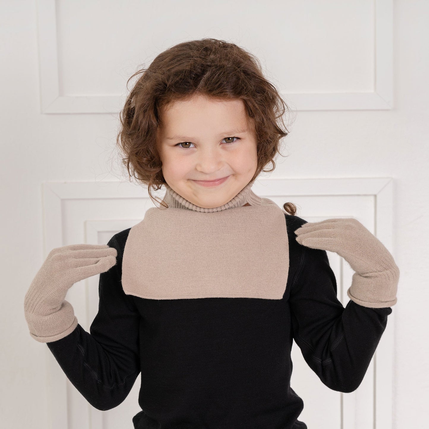 Kids' Knit Dickie Neck Warmer Cotton