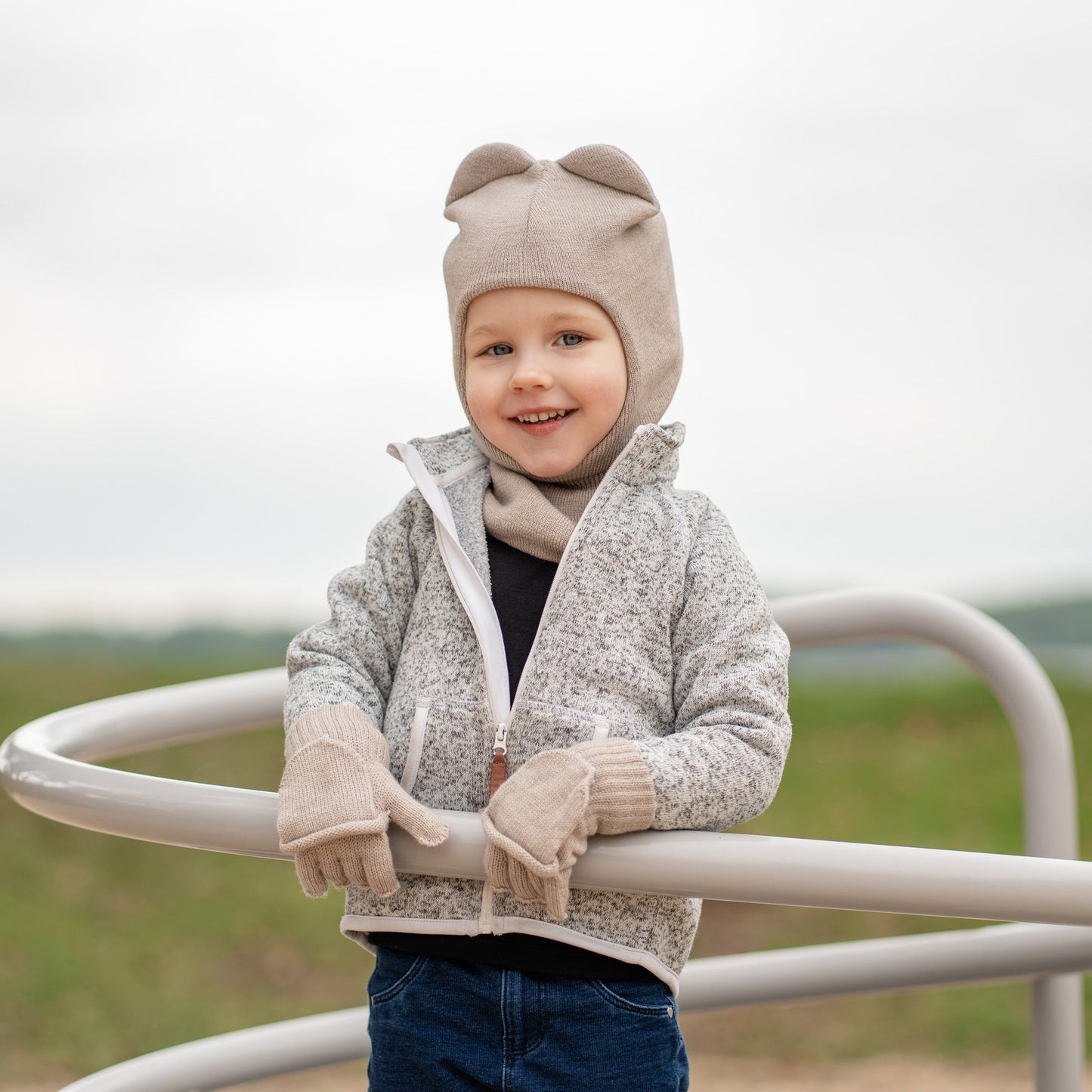 Kids' Knit Merino Convertible Mittens