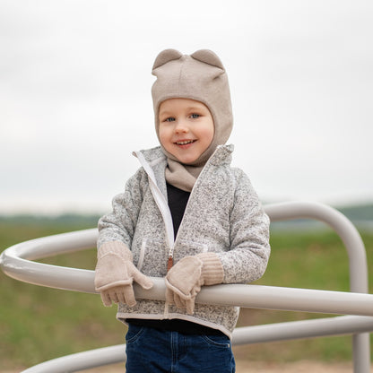 Kids' Knit Merino Convertible Mittens