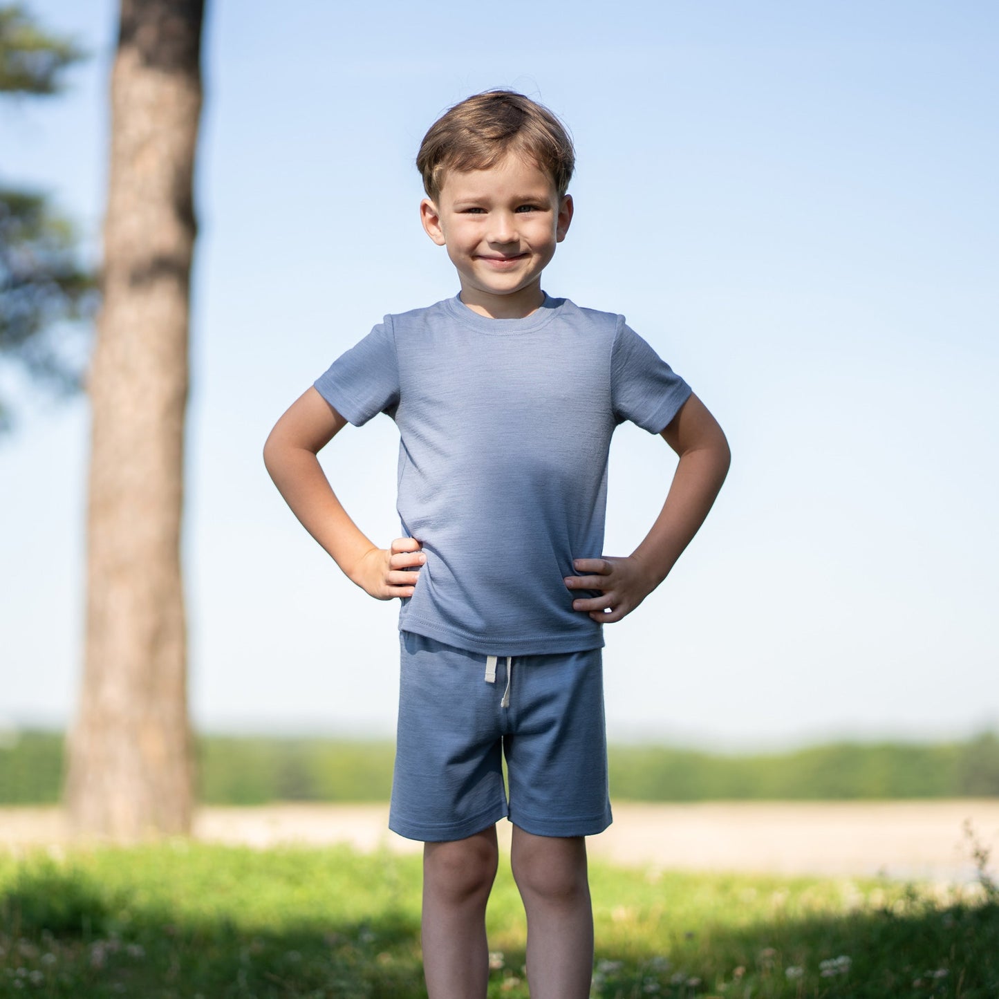 Kids' 160gsm Merino Summer Shorts