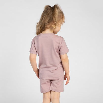 Kids' Light Merino Summer Shorts & Tee Set