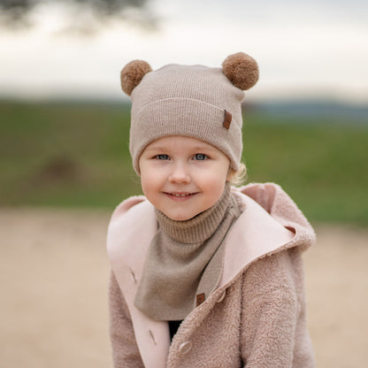 Kids' Knit Baby Beanie Cashmere Blend
