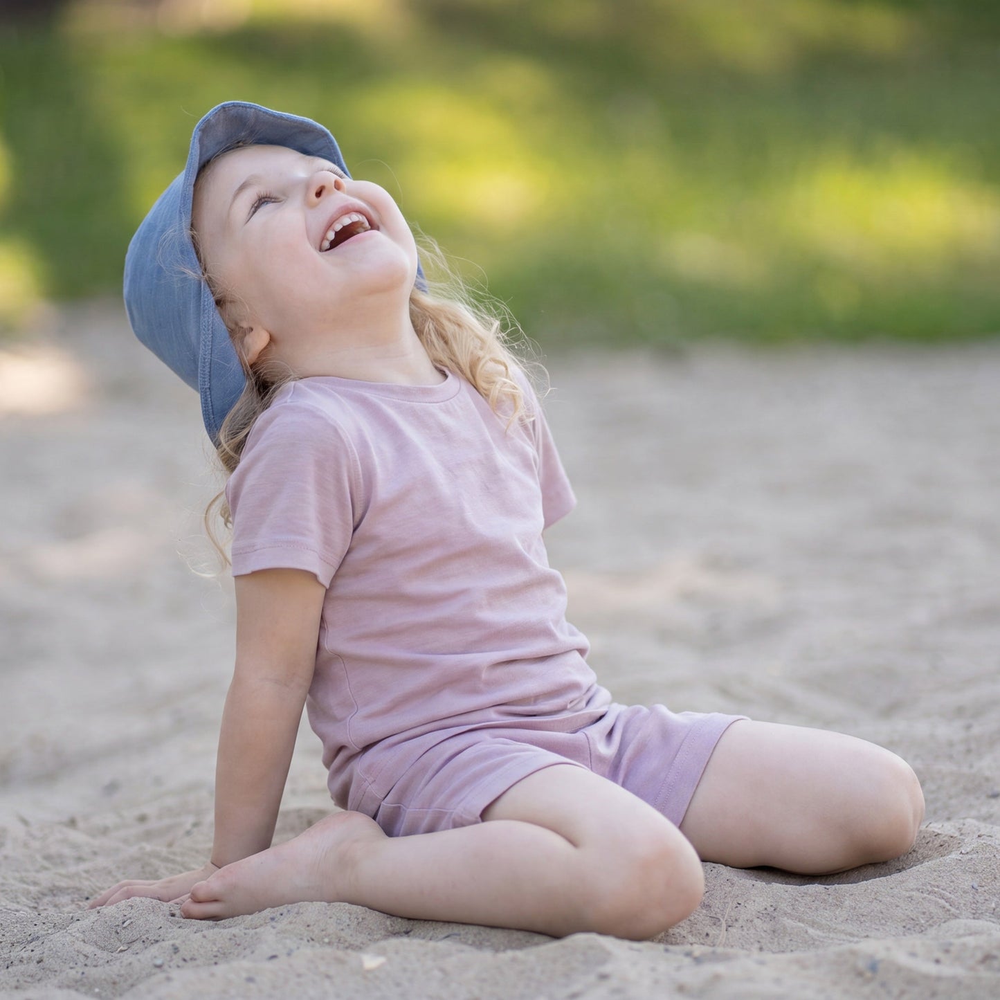 Kids' Light Merino Summer Shorts & Tee Set