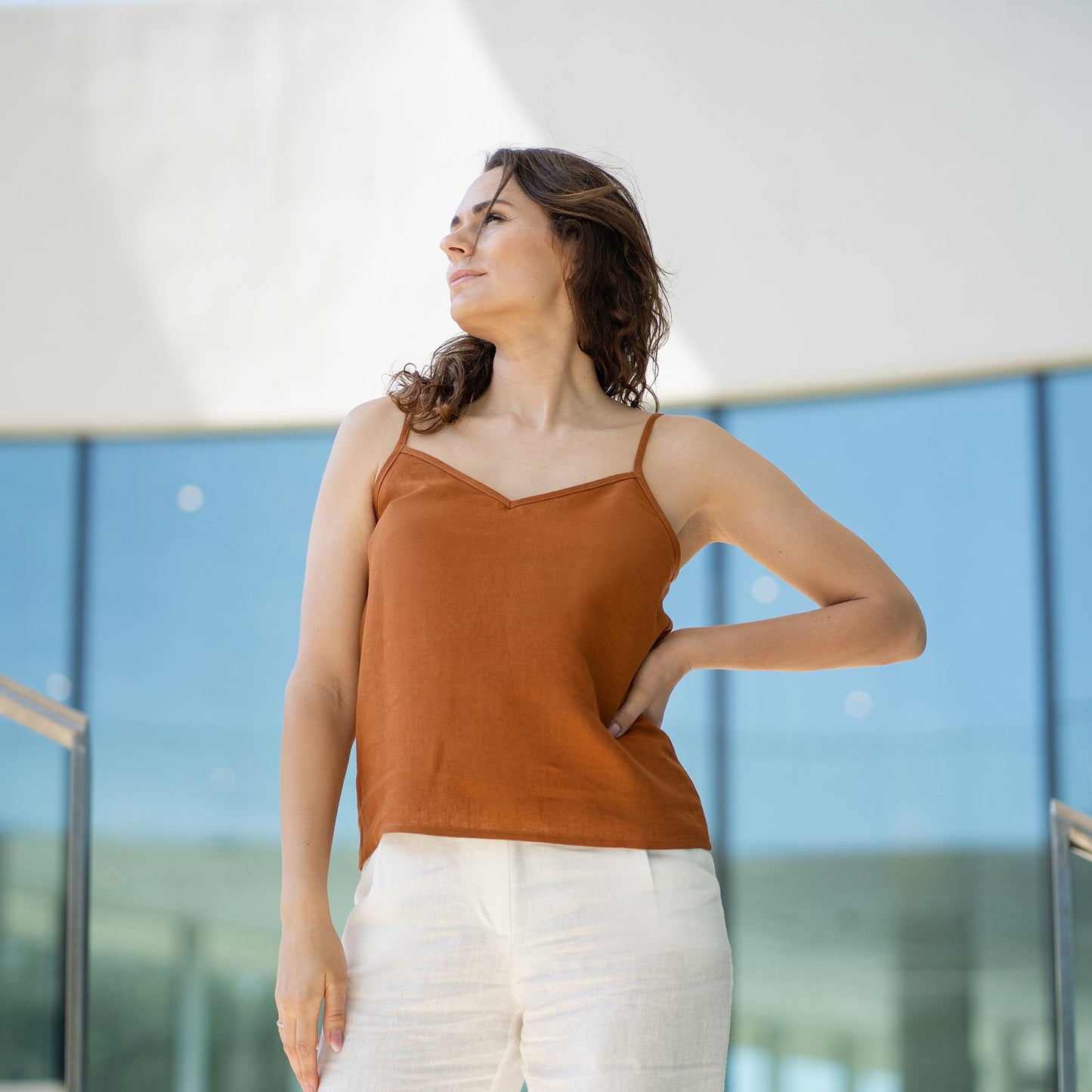 Linen Slip Top Kim
