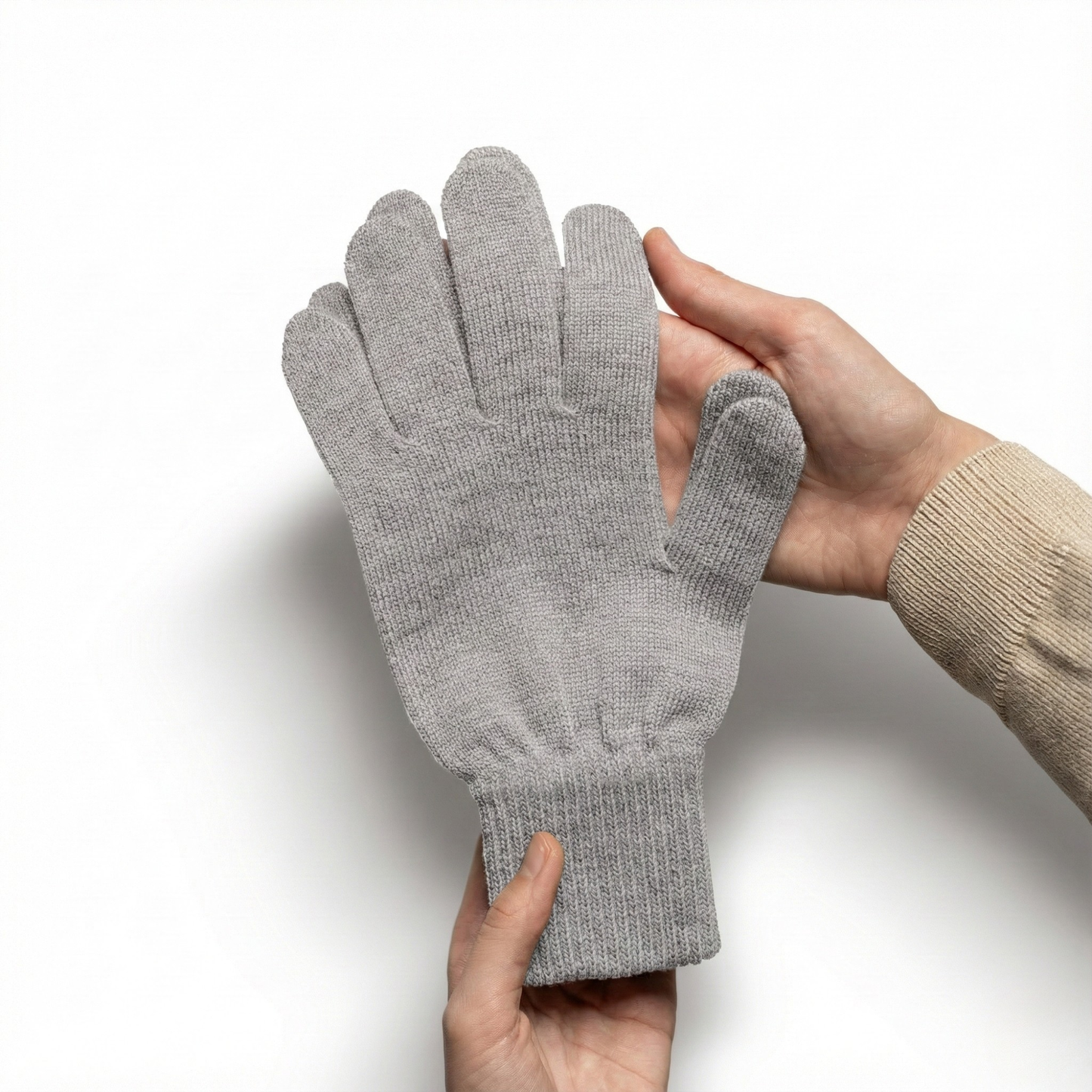 Men's Knit Gloves Merino