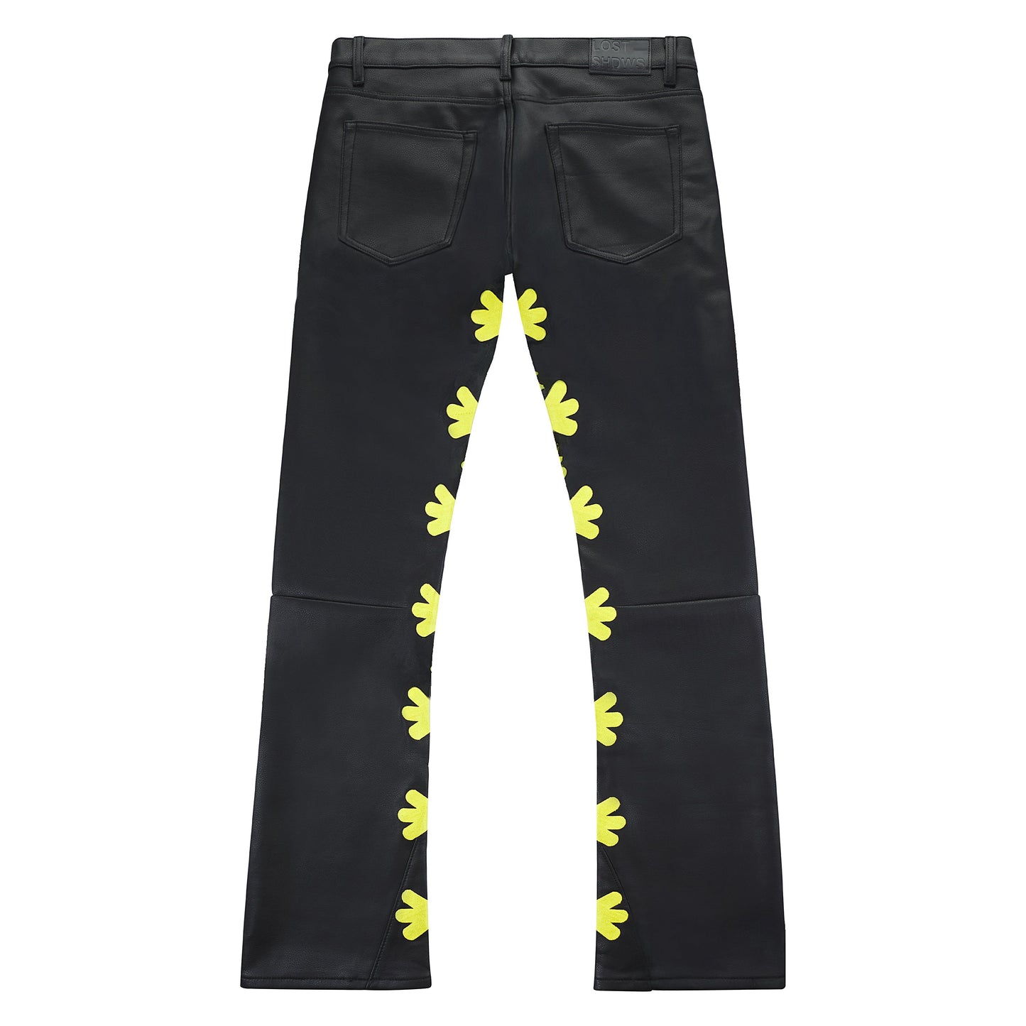 Leather Pant | Yellow