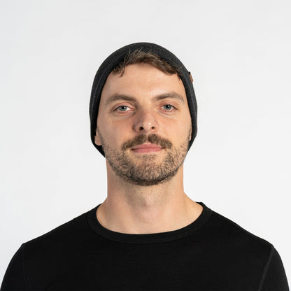 Knitted Merino Liner Beanie For Men