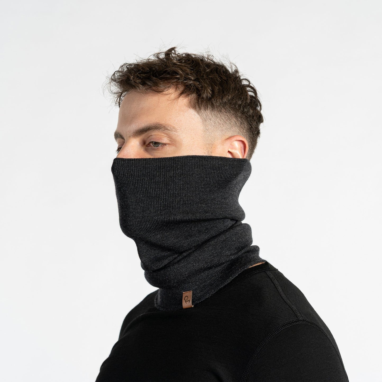 Knit Merino Liner Neck Gaiter for Men