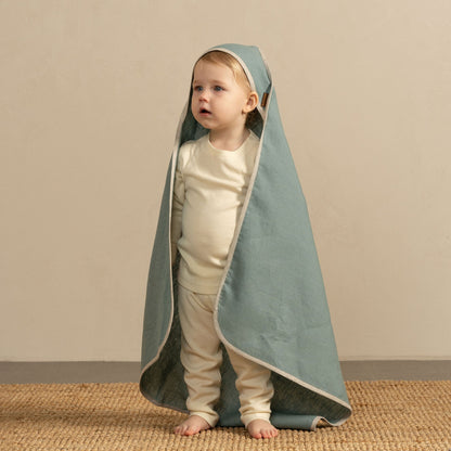 Linen Hooded Baby Towel