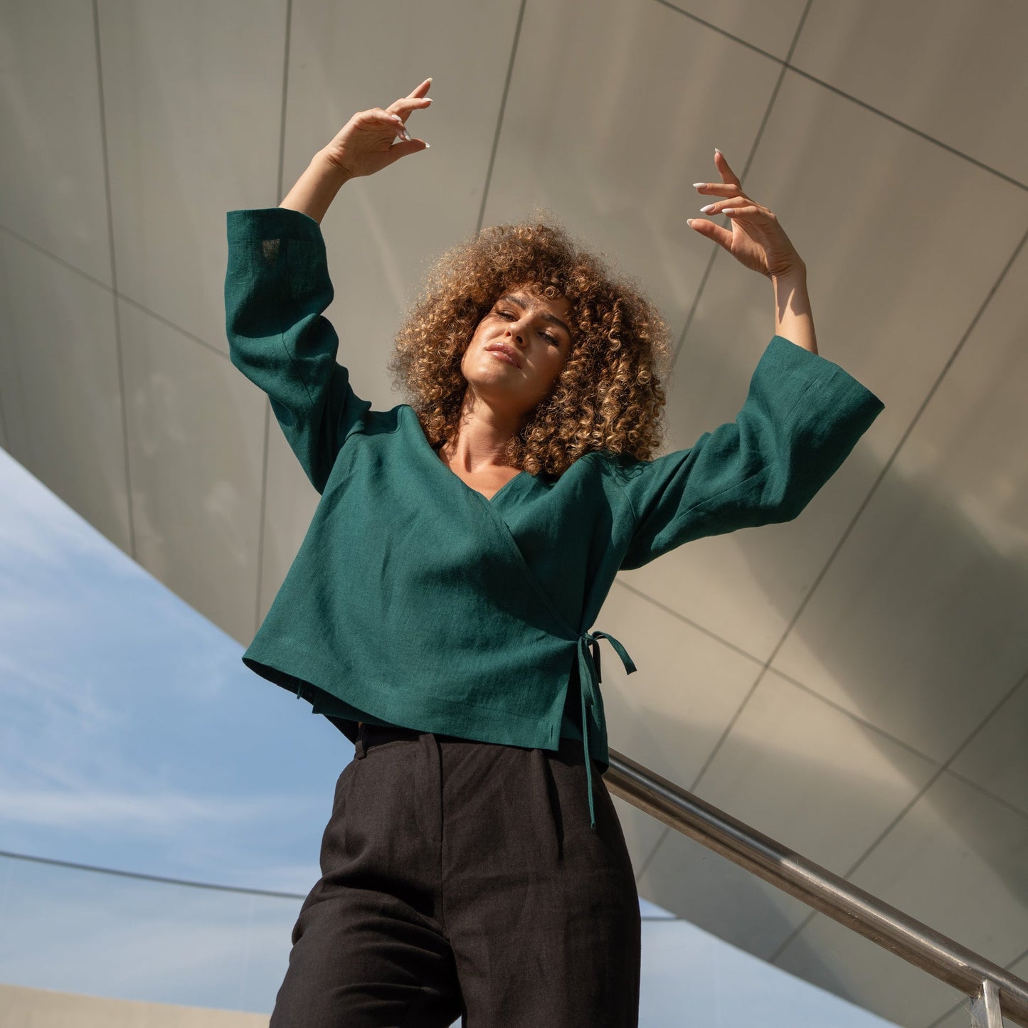 Relaxed Wrap Top Thea