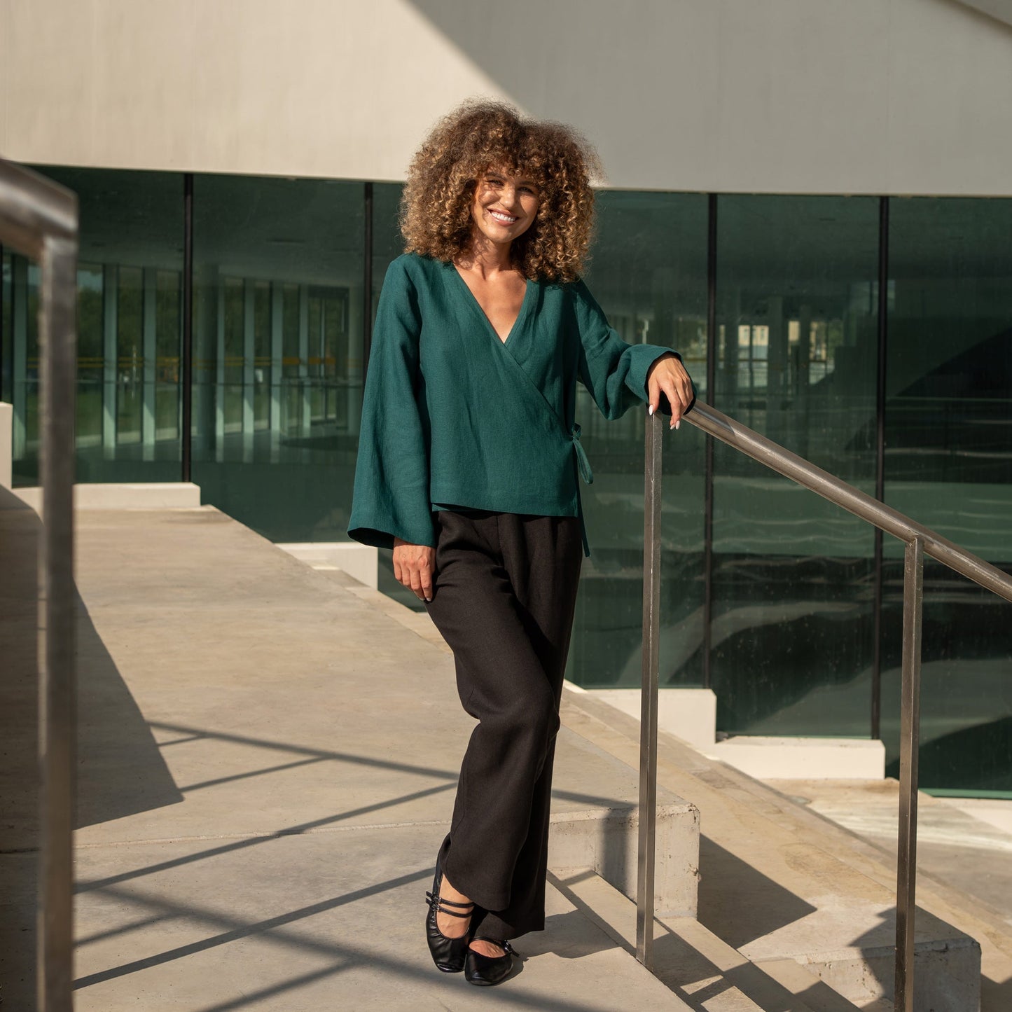 Relaxed Wrap Top Thea