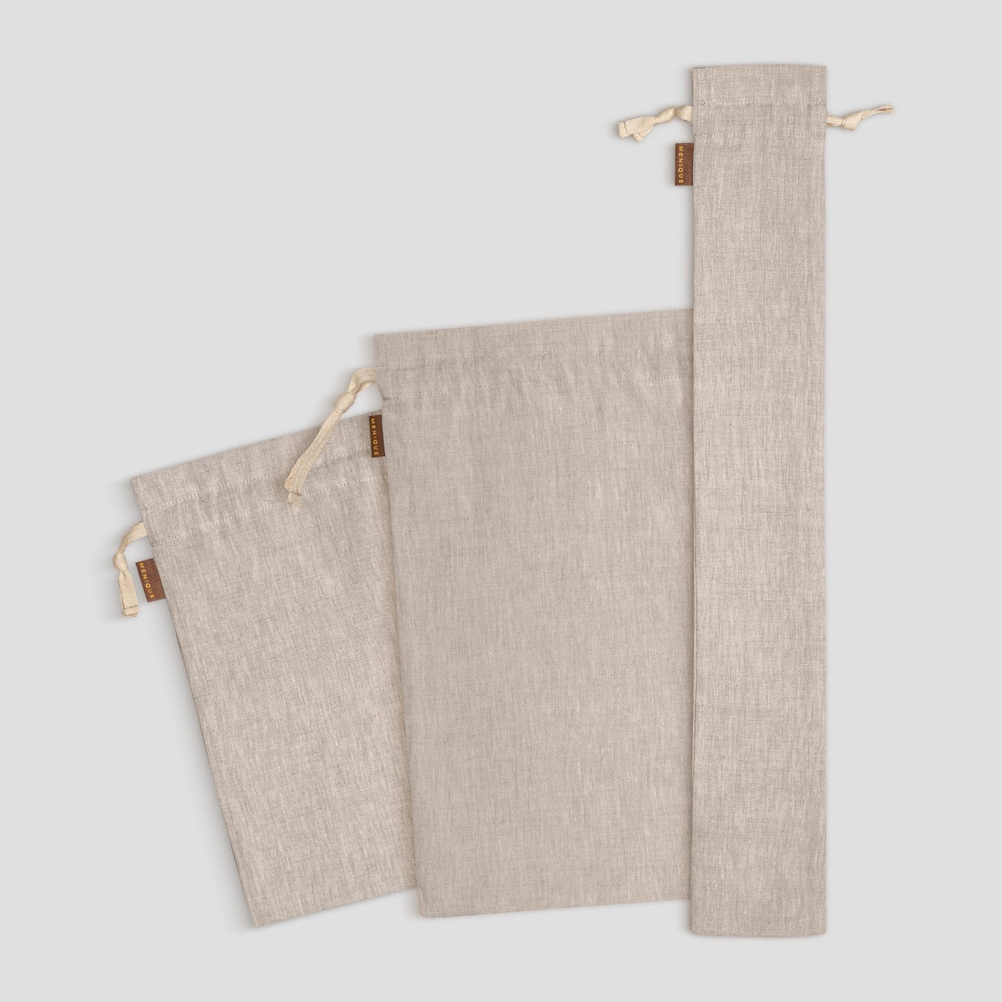 Drawstring Linen Bread Bag