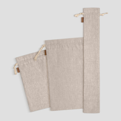 Drawstring Linen Bread Bag
