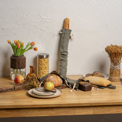 Sustainable Linen Bread Bag