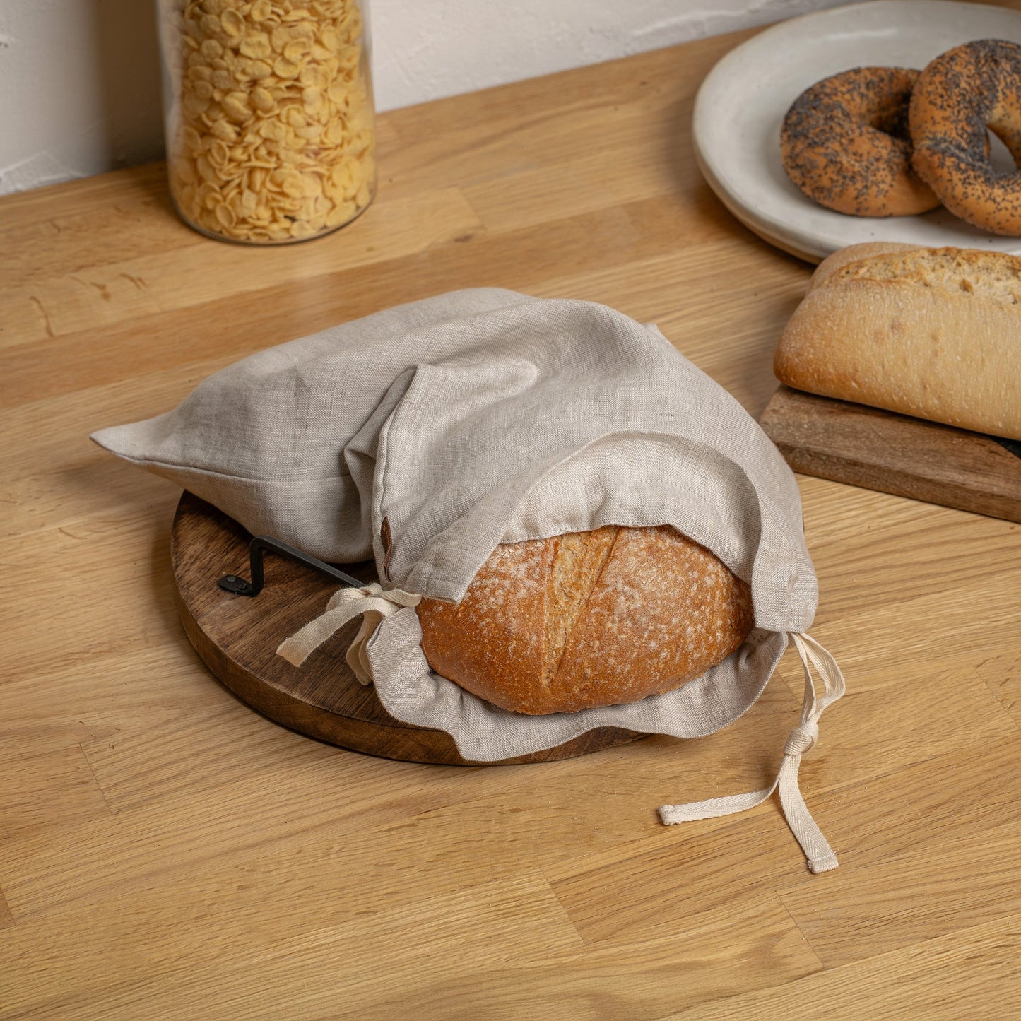 Sustainable Linen Bread Bag