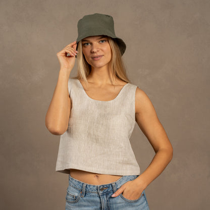 Linen Bucket Hat