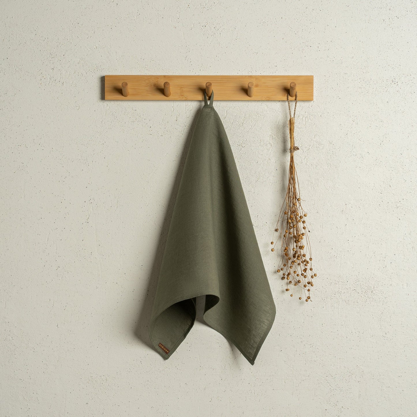100% Linen Dish Towel Rectangular