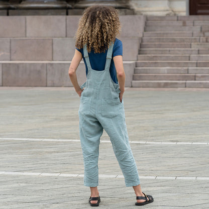 Linen Pinafore Jumpsuit Nicci