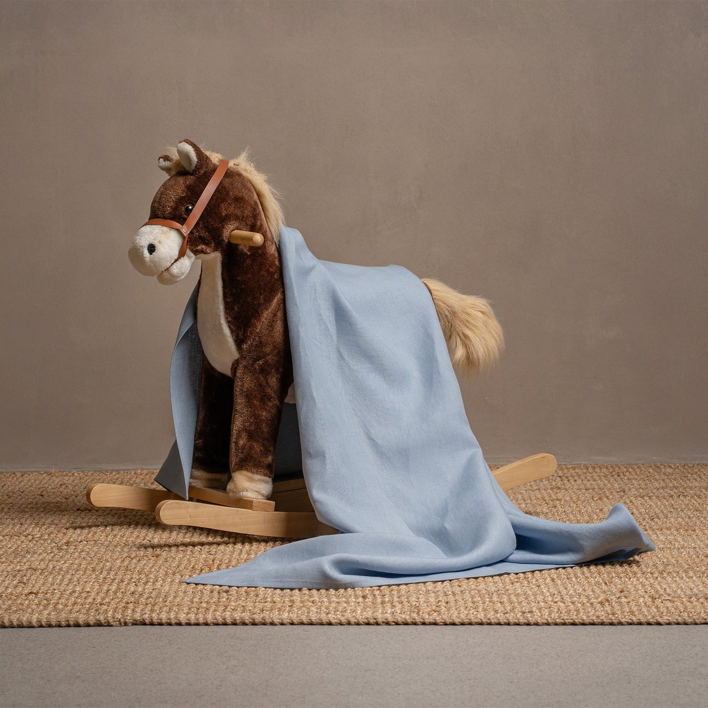 Linen Throw Blanket for Toddler