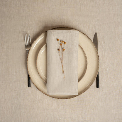 Linen Holiday Celebration Napkins