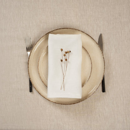 Linen Holiday Celebration Napkins